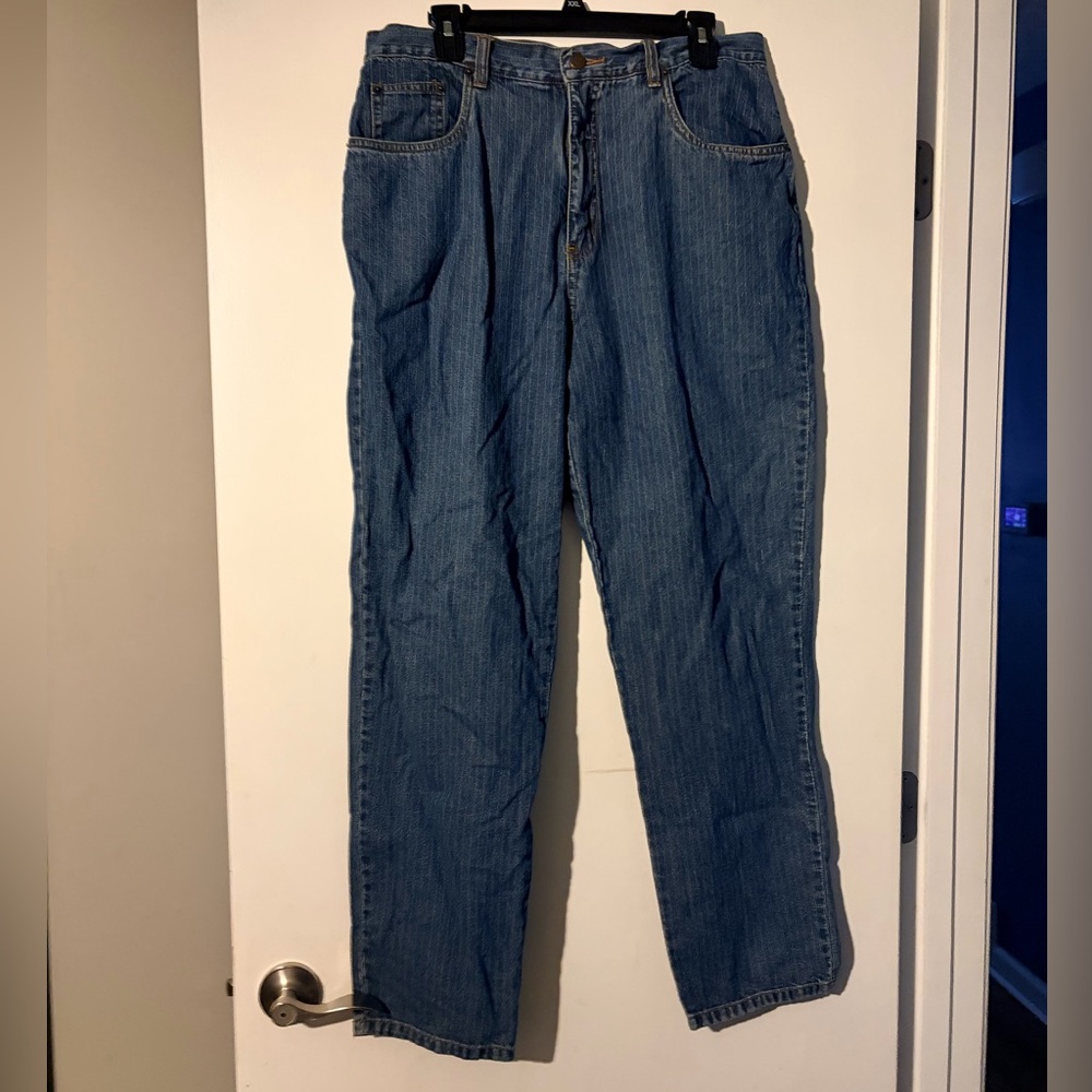 Bill Blass vintage mom striped Jeans